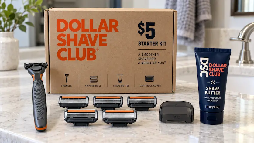 Dollar Shave Club Bathroom Starter Kit